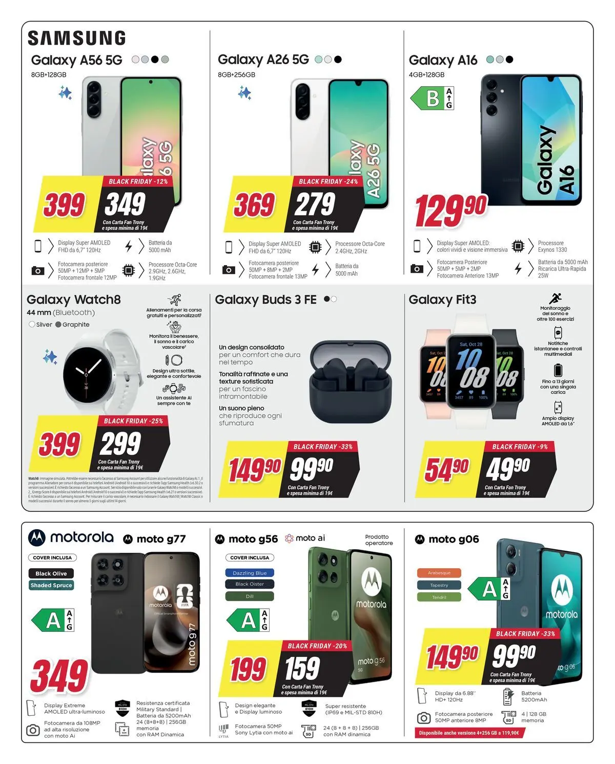 ﻿Trony volantino dal ﻿19/03/2026﻿ > ﻿Anteprima | Pagina: 7 | Prodotti: Samsung Galaxy, Tè, Fotocamera, Fan