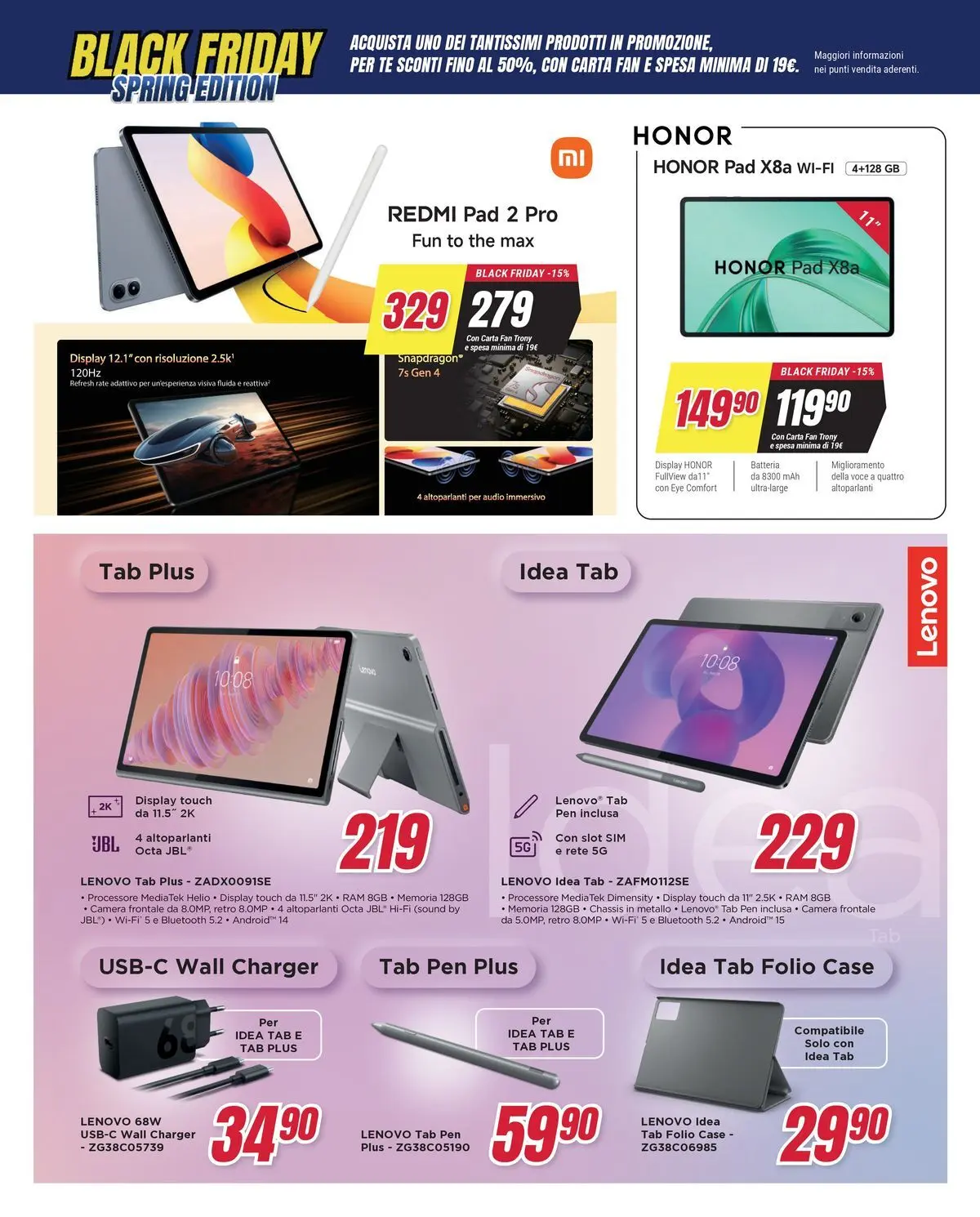 ﻿Trony volantino dal ﻿19/03/2026﻿ > ﻿Anteprima | Pagina: 16 | Prodotti: Tè, The, Audio, Batteria