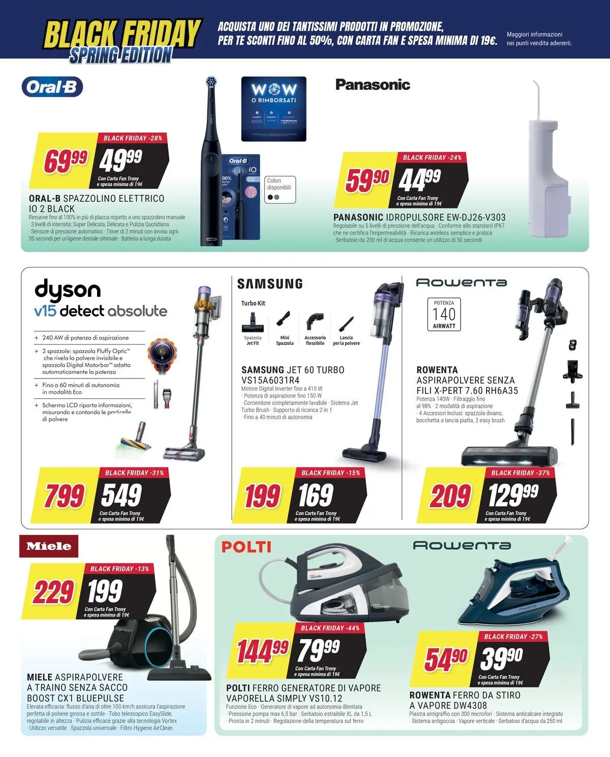 ﻿Trony volantino dal ﻿19/03/2026﻿ > ﻿Anteprima | Pagina: 23 | Prodotti: Spazzolino, Tè, Tubo, Dyson