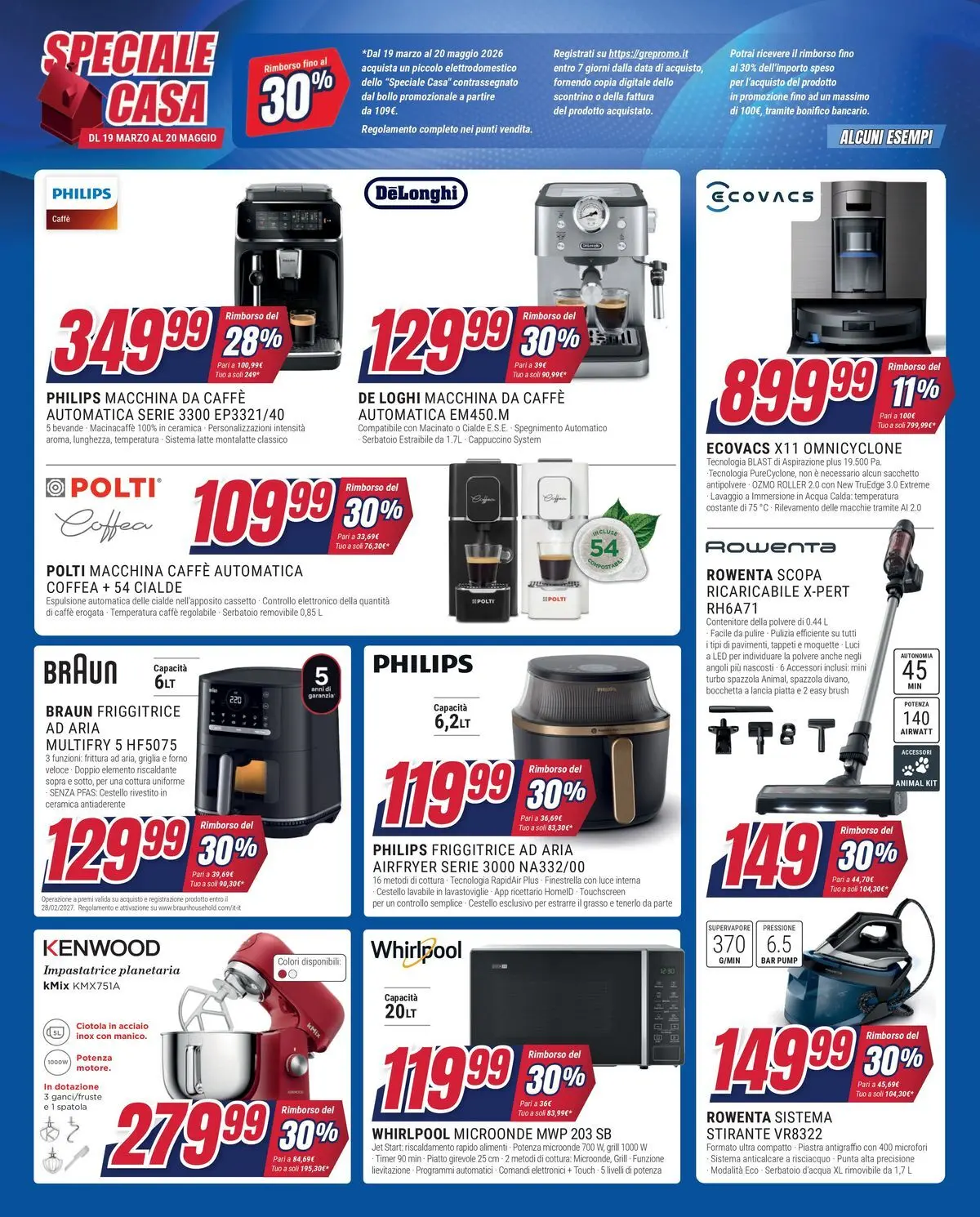 ﻿Trony volantino dal ﻿19/03/2026﻿ > ﻿Anteprima | Pagina: 26 | Prodotti: Spazzola, Acqua, Scopa, Griglia