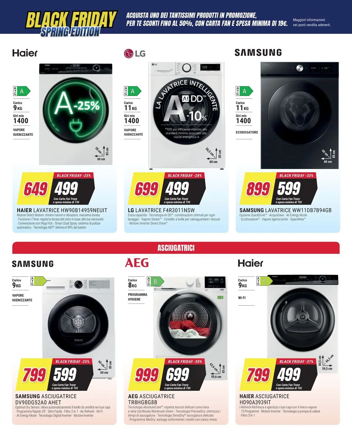 ﻿Trony volantino dal ﻿19/03/2026﻿ > ﻿Anteprima | Pagina: 28 | Prodotti: Tè, Lavatrice, Asciugatrice, Samsung