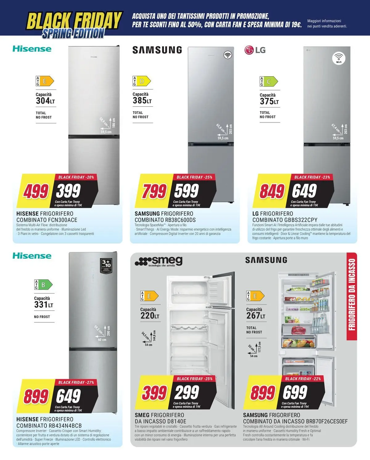 ﻿Trony volantino dal ﻿19/03/2026﻿ > ﻿Anteprima | Pagina: 29 | Prodotti: Compressore, Frigorifero, Congelatore, Samsung