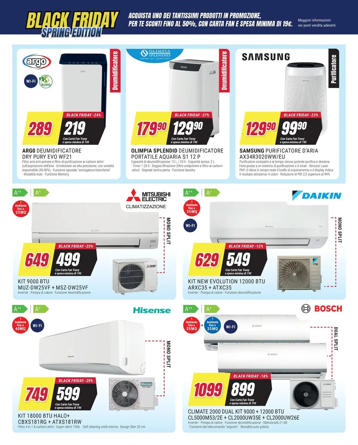 ﻿Trony volantino dal ﻿19/03/2026﻿ > ﻿Anteprima | Pagina: 32 | Prodotti: Telecomando, Tanica, Purificatore d'aria, Samsung