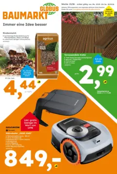 Globus Baumarkt Prospekt Laupheim	 ab 22.03.2026 gültig