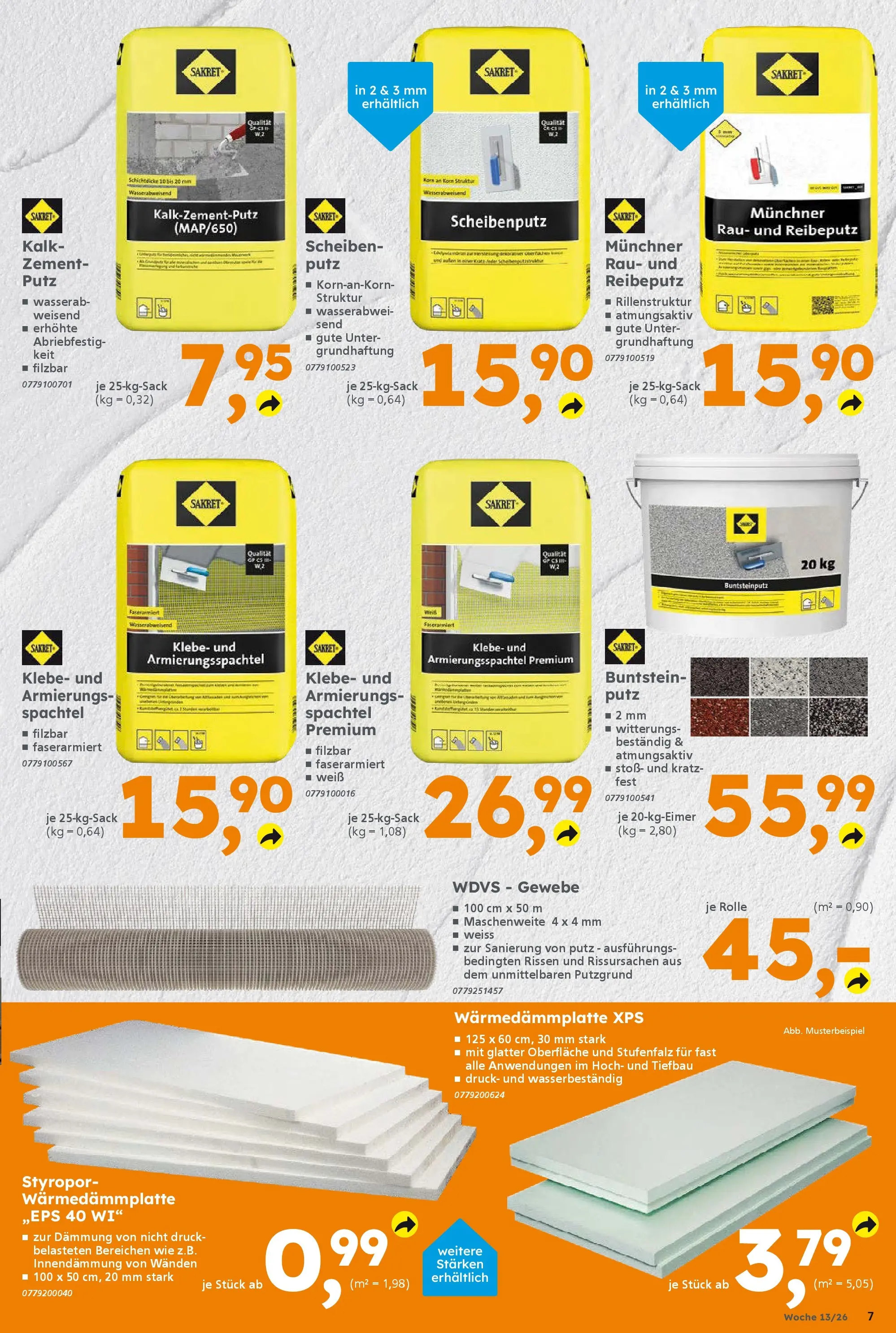 Globus Baumarkt Prospekt Laupheim	 (ab 22.03.2026) zum Blättern | Seite: 7