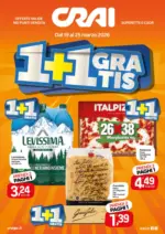 Crai 1+1 Gratis - al 25.03.2026
