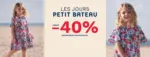 Petit Bateau LES JOURS : Jusqu&rsquo;&agrave; -40% sur une s&eacute;lection d&rsquo;articles - au 22.03.2026