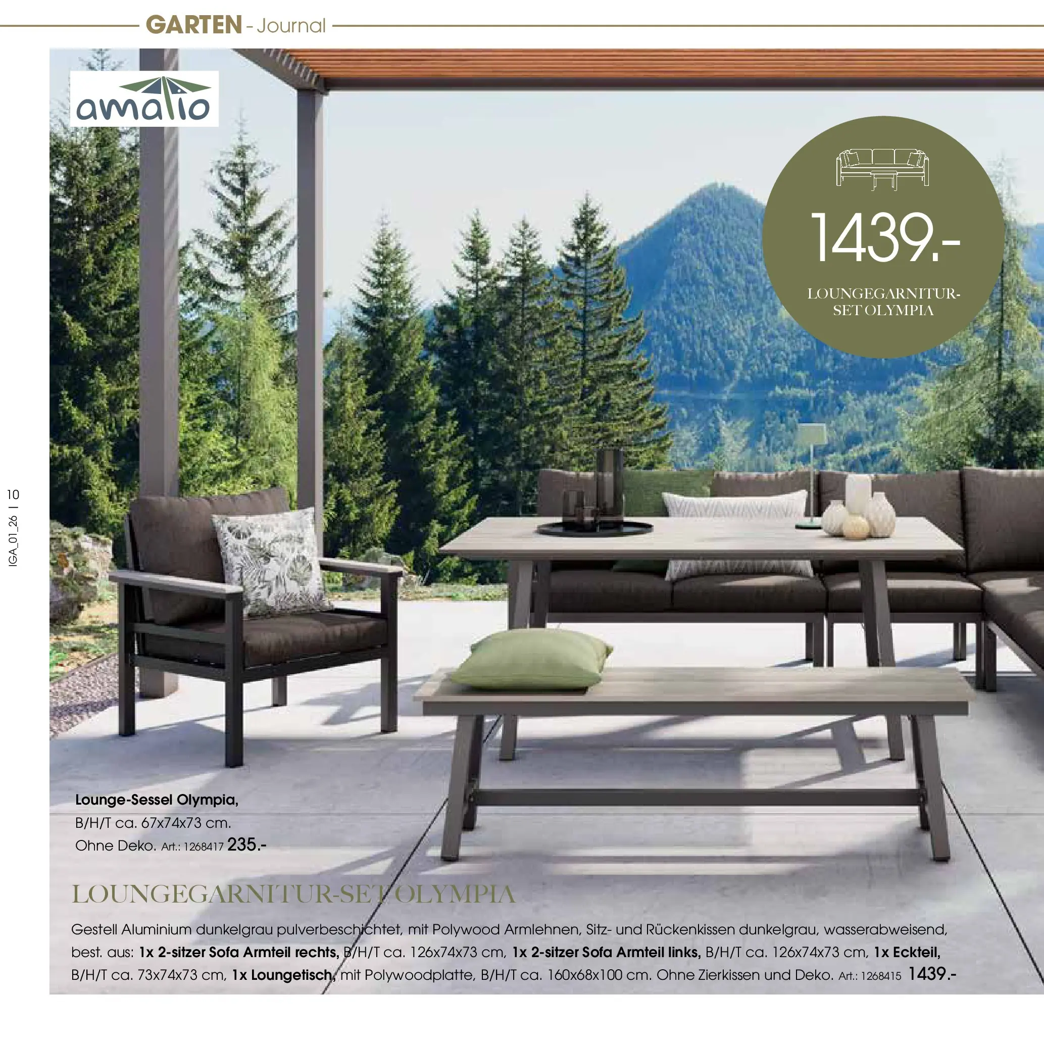 Zurbrüggen Garten Unna (ab 19.03.2025) zum Blättern | Seite: 10 | Produkte: Sofa