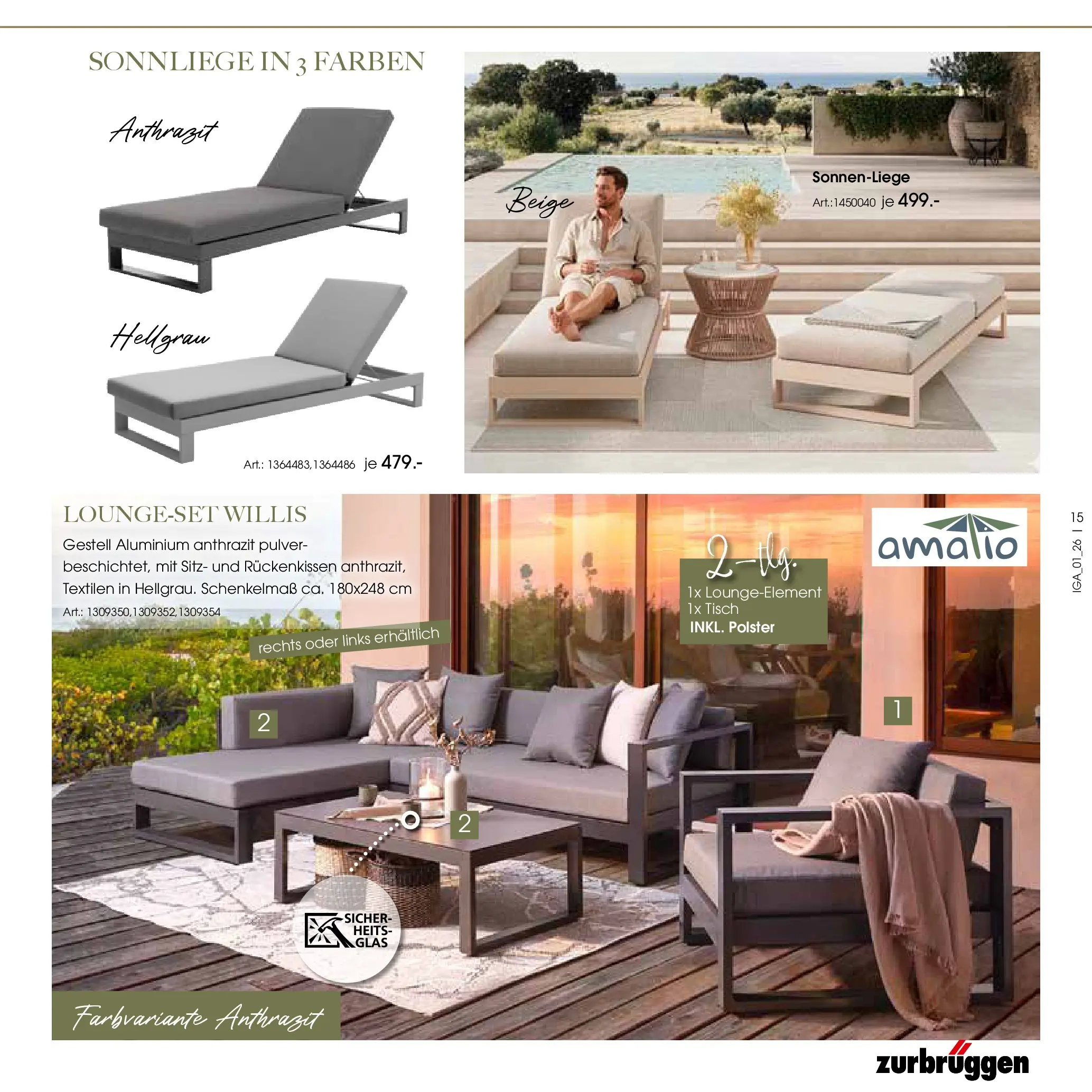 Zurbrüggen Garten Unna (ab 19.03.2025) zum Blättern | Seite: 15 | Produkte: Tisch