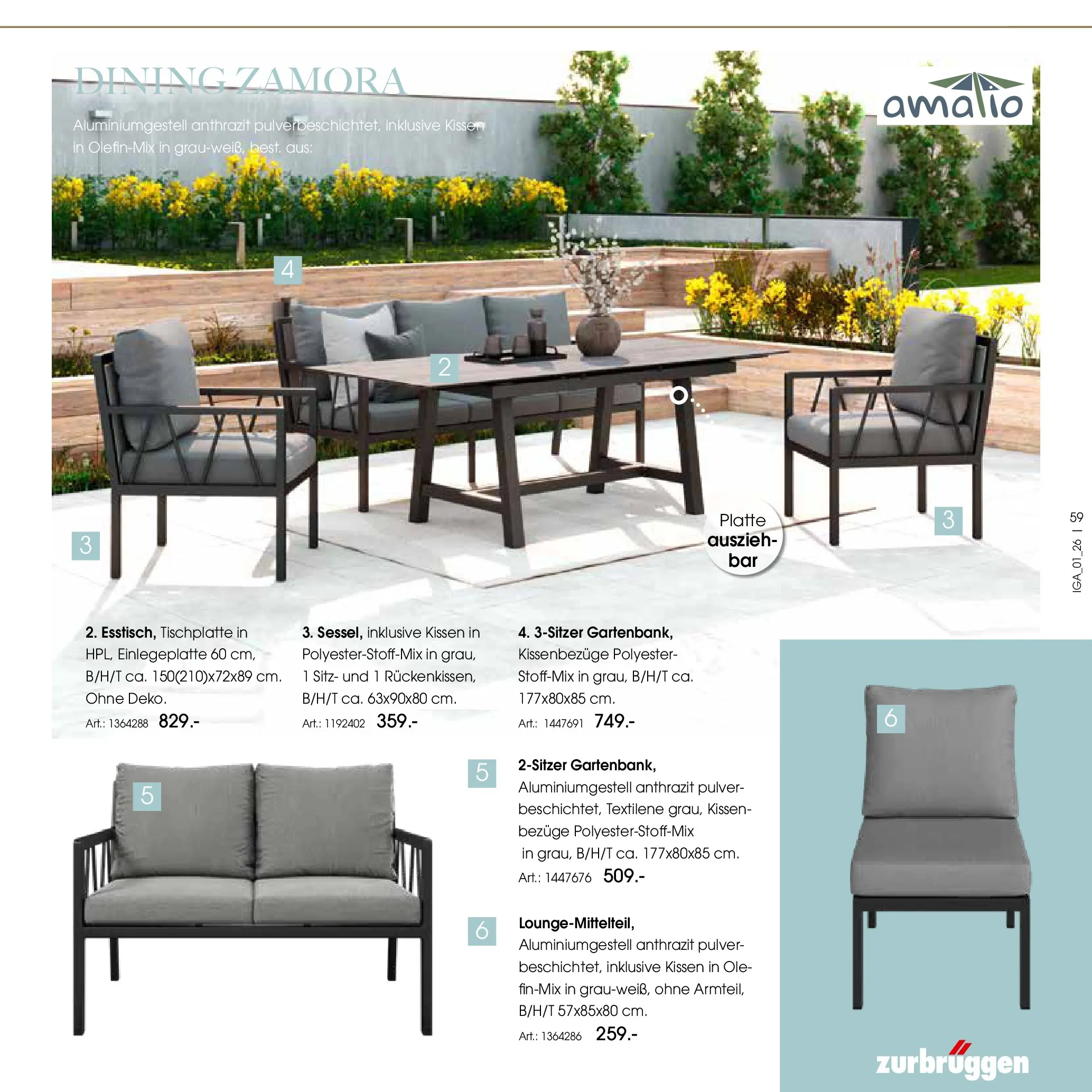 Zurbrüggen Garten Unna (ab 19.03.2025) zum Blättern | Seite: 59 | Produkte: Kissen
