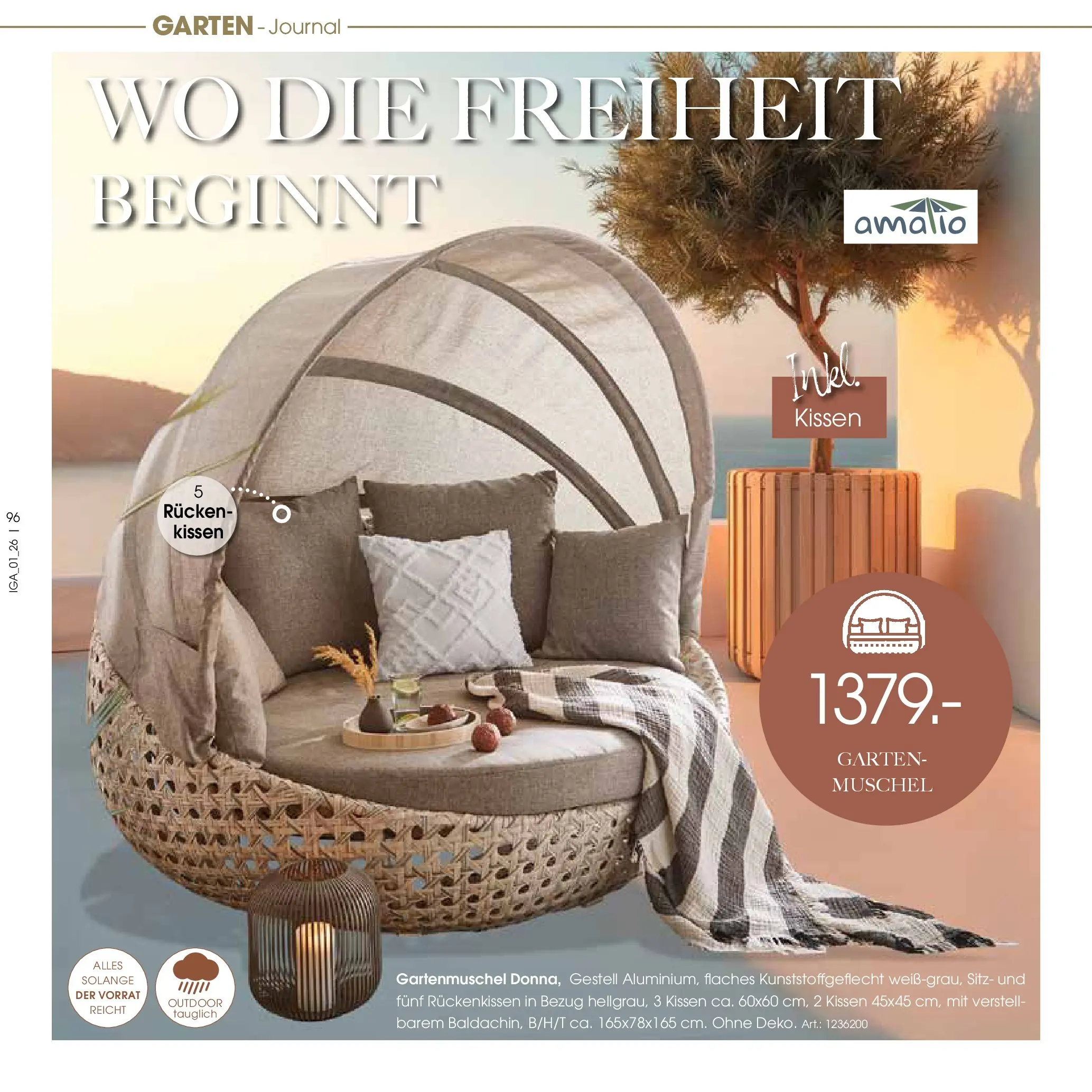 Zurbrüggen Garten Unna (ab 19.03.2025) zum Blättern | Seite: 96 | Produkte: Kissen