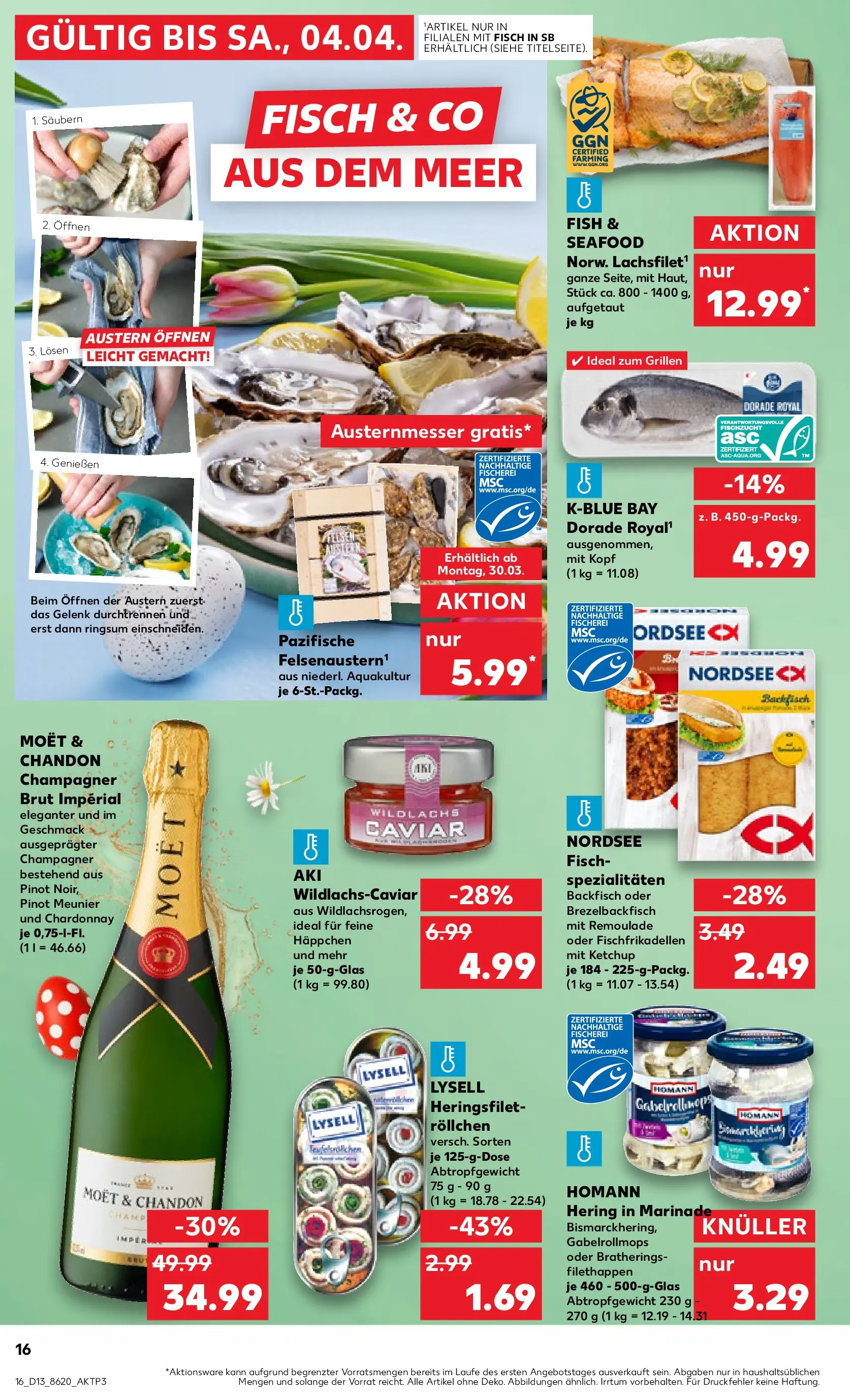 Prospekt Kaufland ab 25.03.2026 » Angebote und Werbung Online | Seite: 16 | Produkte: Dorade, Fisch, Ketchup Prospekt Kaufland ab 25.03.2026 » Angebote Online zum Blättern | Seite: 16 | Produkte: Dorade, Fisch, Ketchup