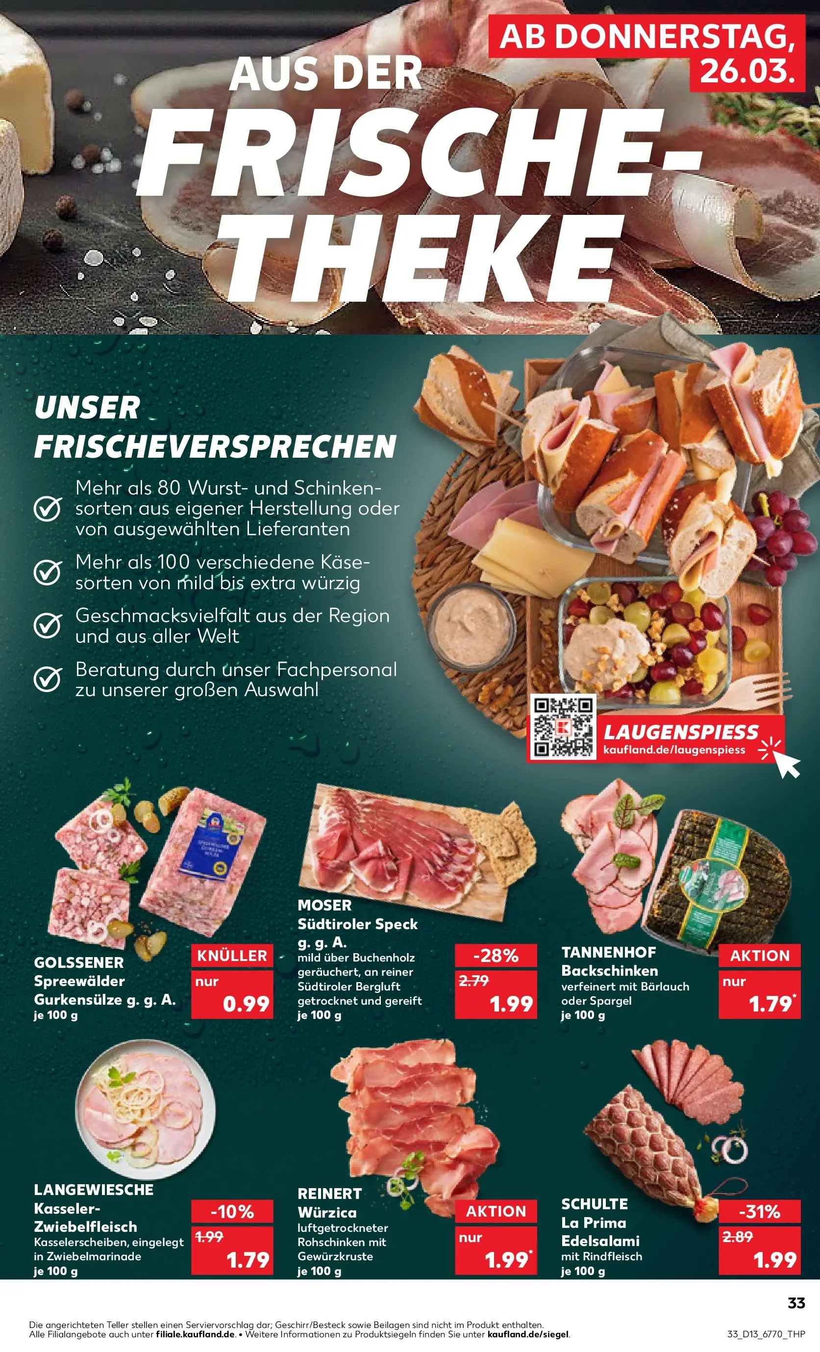 Prospekt Kaufland ab 26.03.2026 » Angebote Online zum Blättern | Seite: 33