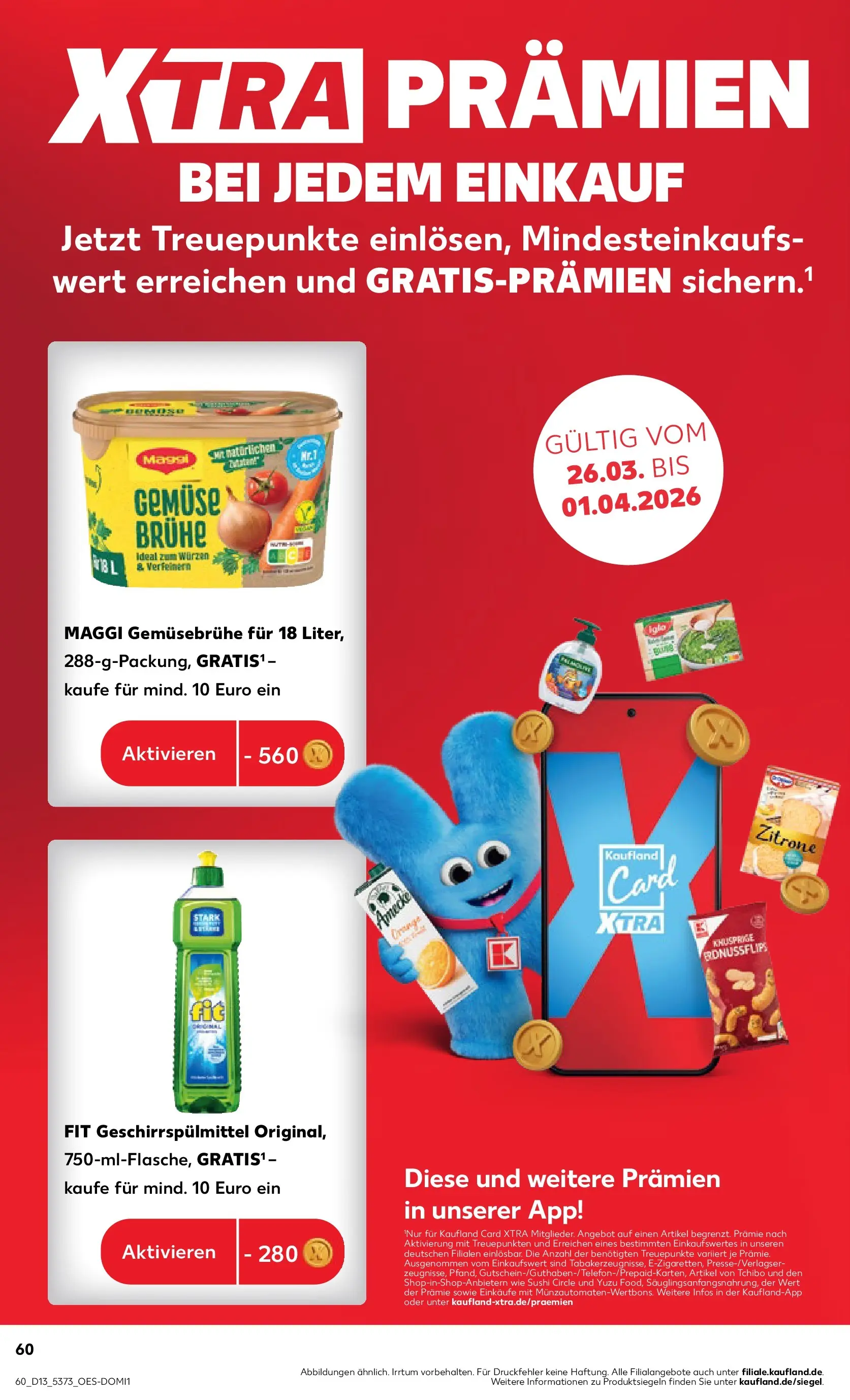 Prospekt Kaufland ab 25.03.2026 » Angebote Online zum Blättern | Seite: 60 | Produkte: Maggi, Gemüse, Geschirrspülmittel, Zitrone
