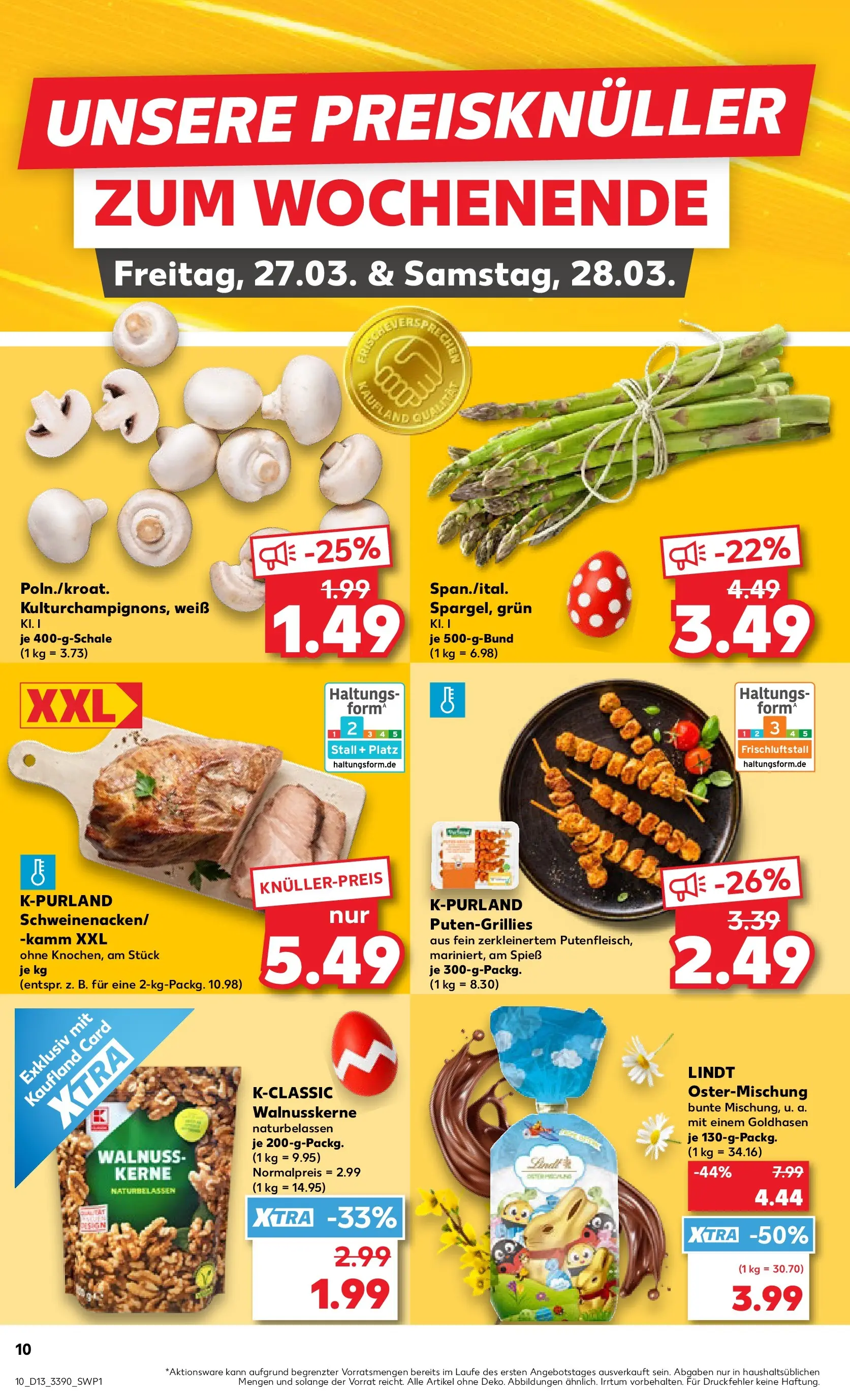 Prospekt Kaufland ab 26.03.2026 » Angebote Online zum Blättern | Seite: 10 | Produkte: Lindt