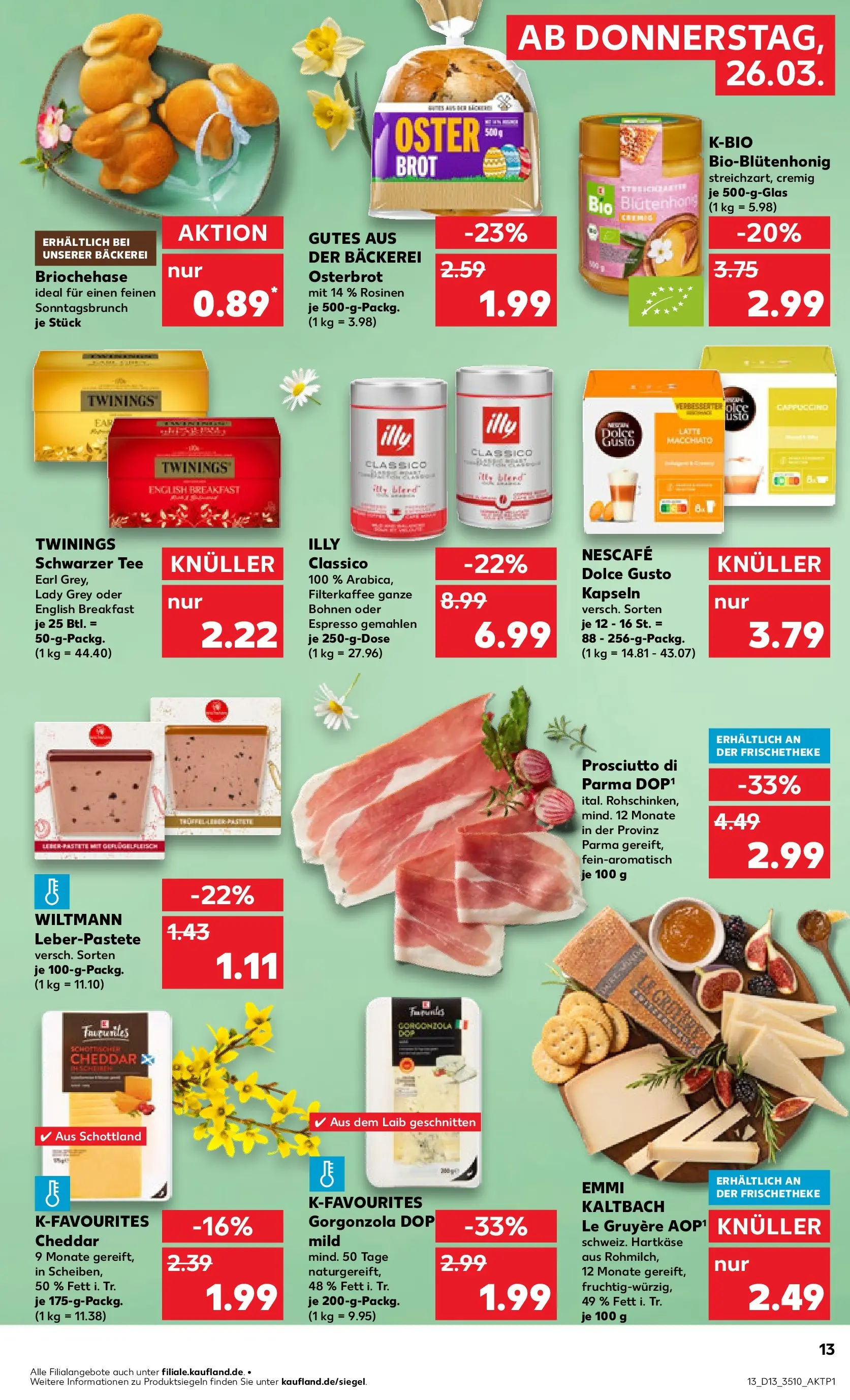 Prospekt Kaufland ab 25.03.2026 » Angebote und Werbung Online | Seite: 13 Prospekt Kaufland ab 25.03.2026 » Angebote Online zum Blättern | Seite: 13