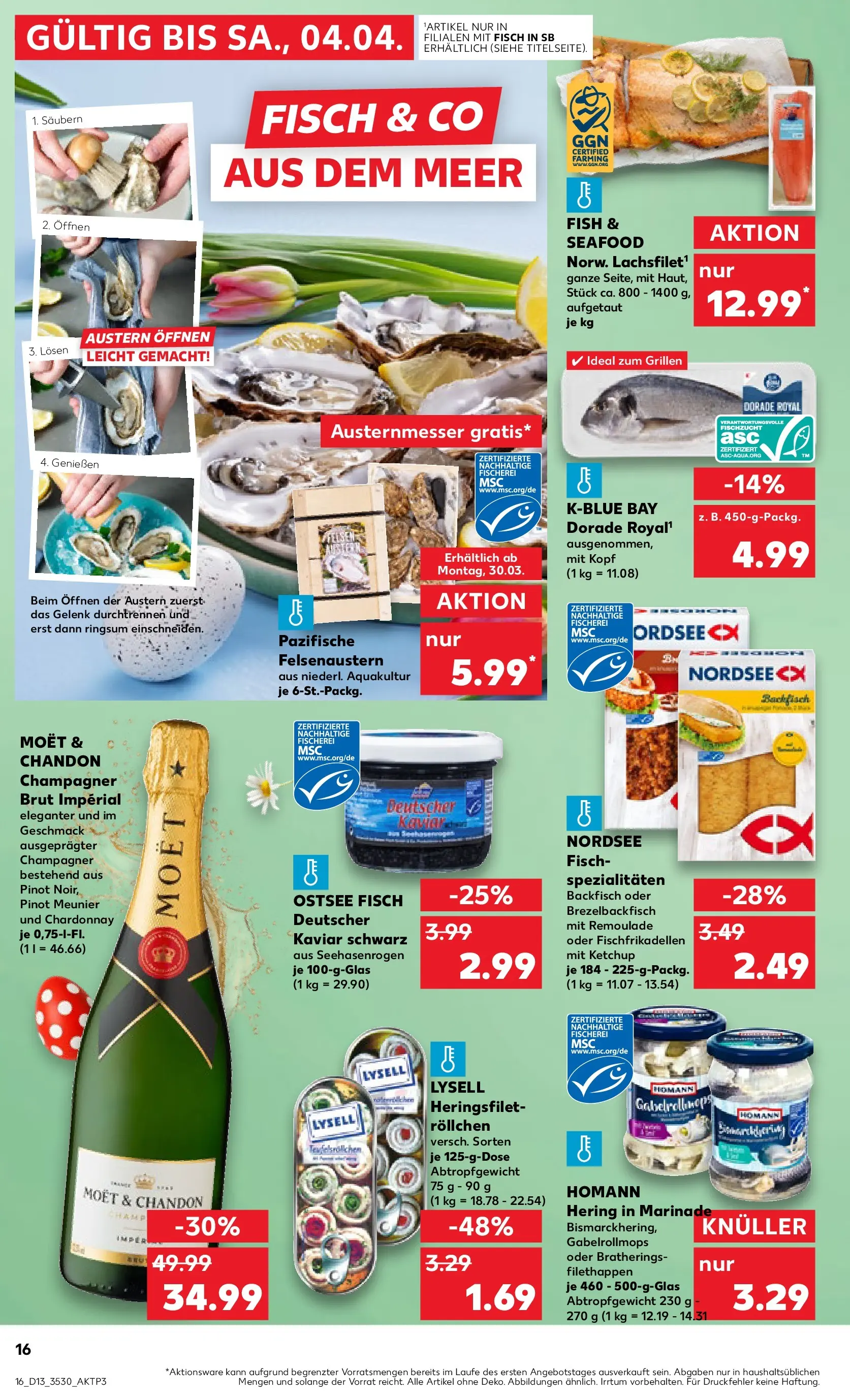 Prospekt Kaufland ab 25.03.2026 » Angebote Online zum Blättern | Seite: 16 | Produkte: Dorade, Fisch, Ketchup