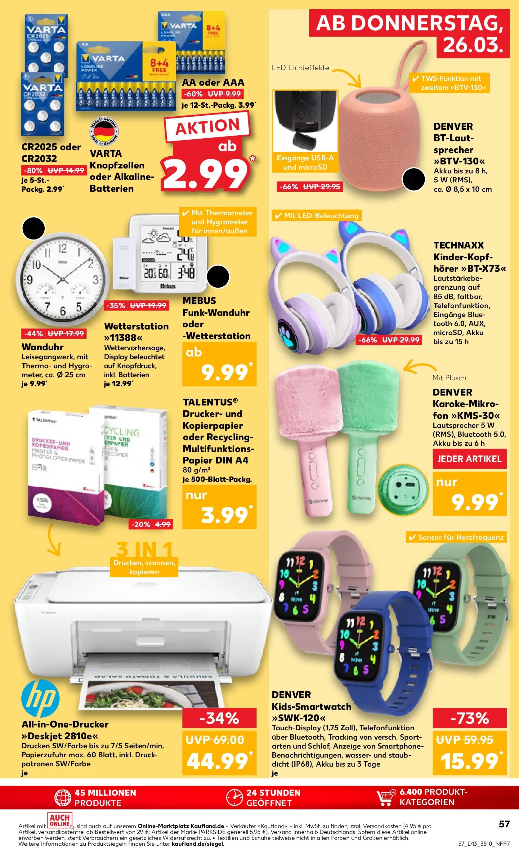 Prospekt Kaufland ab 25.03.2026 » Angebote und Werbung Online | Seite: 57 Prospekt Kaufland ab 25.03.2026 » Angebote Online zum Blättern | Seite: 57