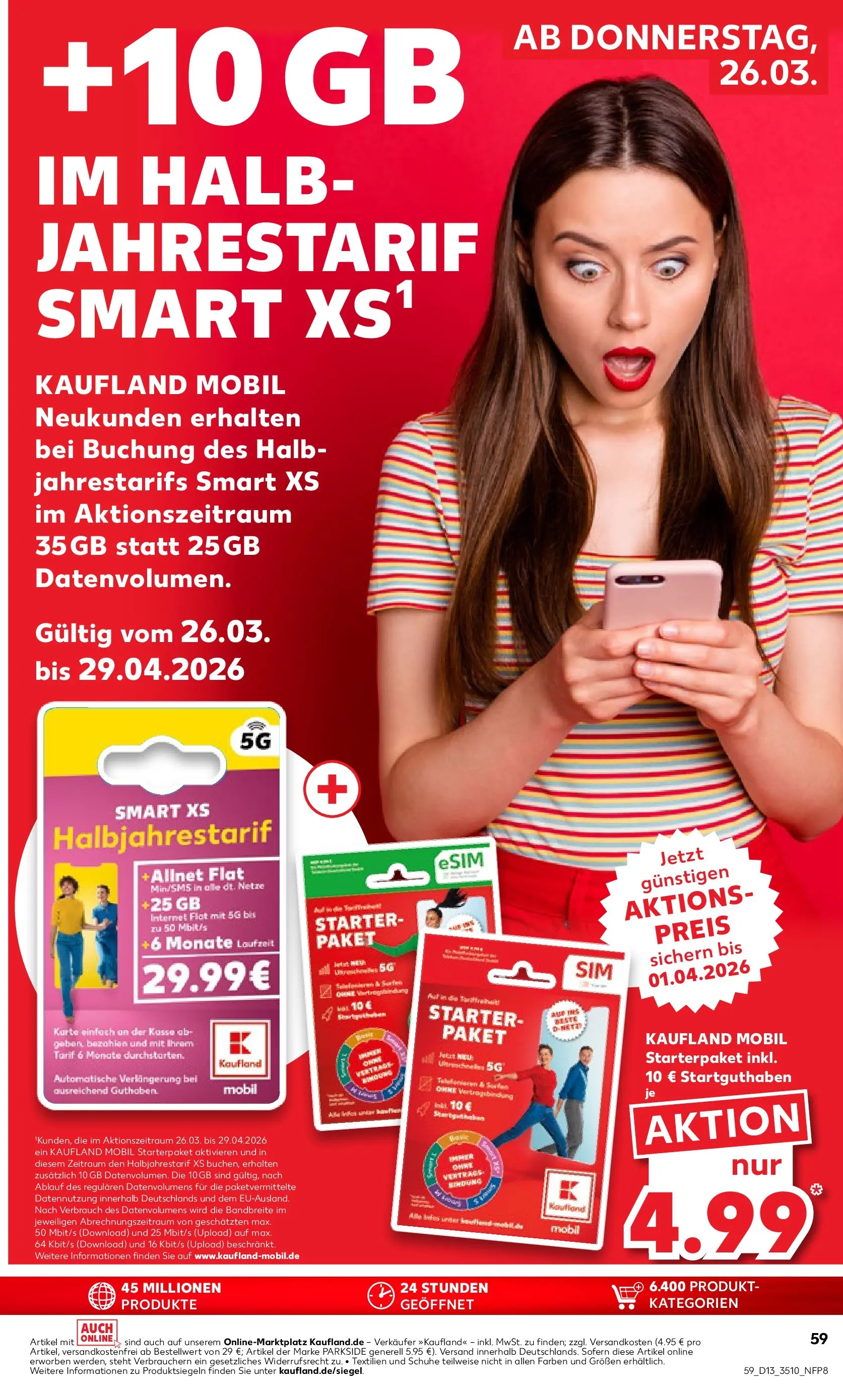 Prospekt Kaufland ab 25.03.2026 » Angebote und Werbung Online | Seite: 59 Prospekt Kaufland ab 25.03.2026 » Angebote Online zum Blättern | Seite: 59