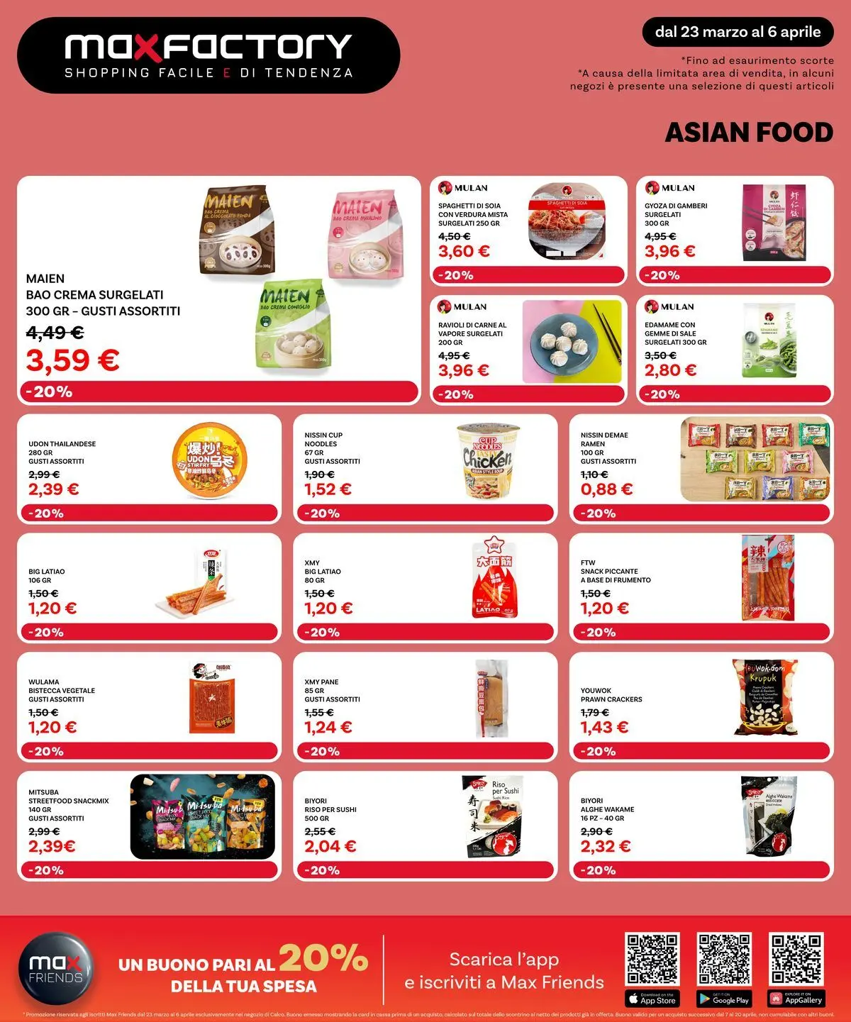 Nuovo Max Factory - Nuova Apertura Calco dal 22/03/2026 > offerte anteprima 🛍️ | Pagina: 20 | Prodotti: Crema, Pane, Gamberi, Crackers