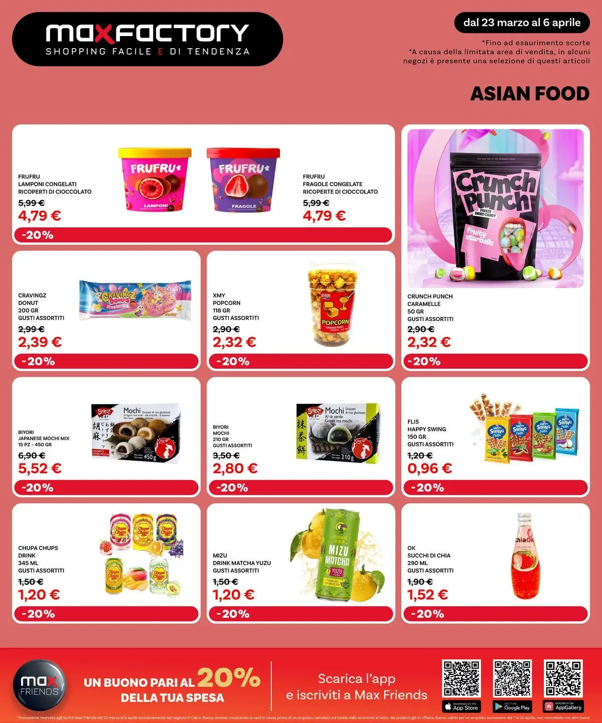 Nuovo Max Factory - Nuova Apertura Calco dal 22/03/2026 > offerte anteprima 🛍️ | Pagina: 21 | Prodotti: Cioccolato, Tè, Lamponi, Caramelle