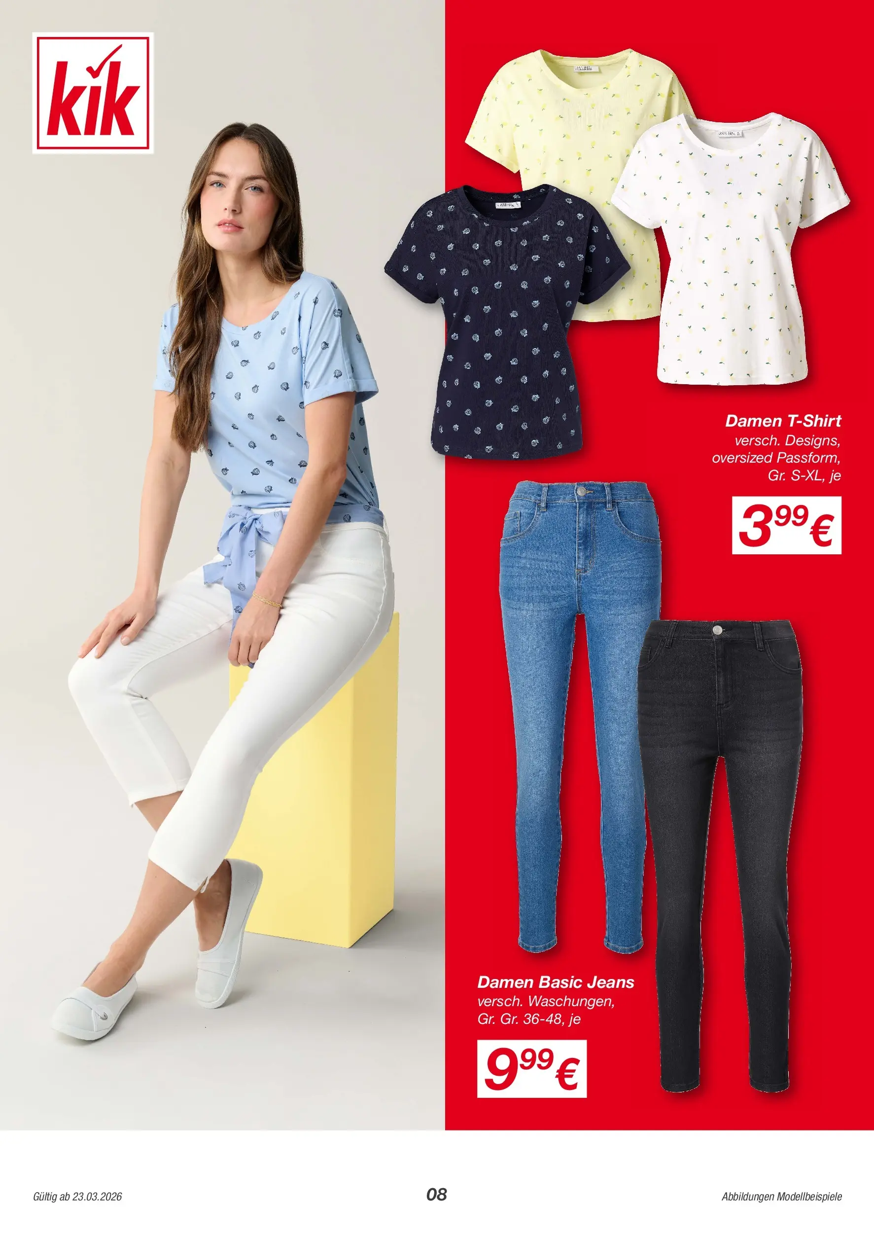 Kik Sooo viel mehr Leichtigkeit in Leinen von 19.03.2026 - Aktuelle Angebote | Seite: 8 | Produkte: Jeans