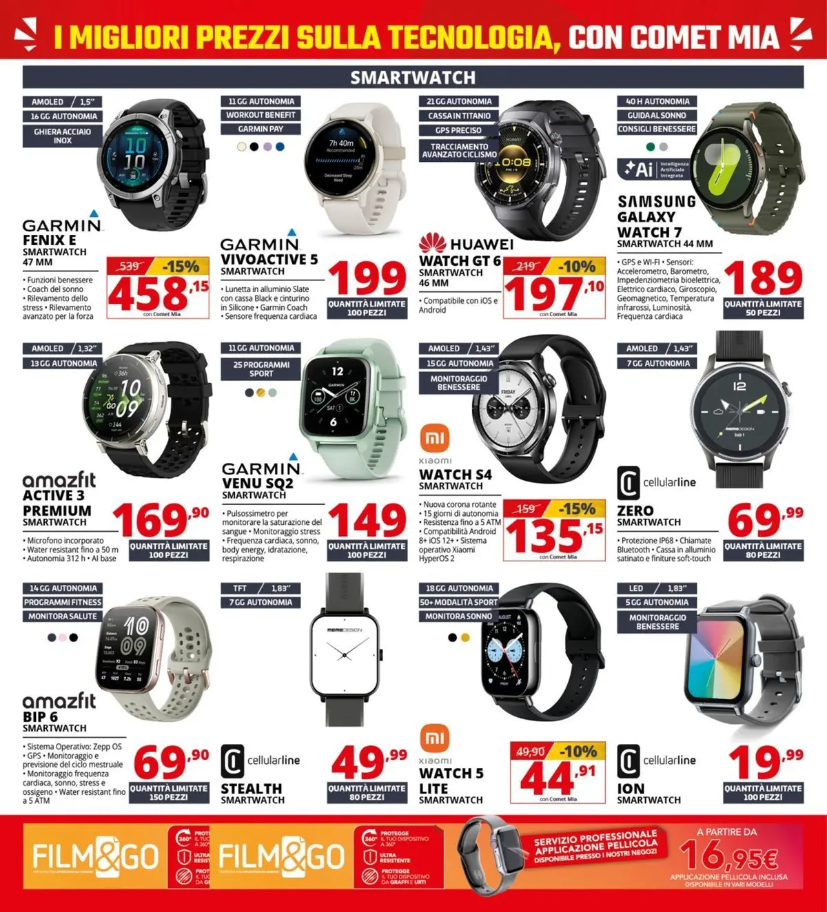 Nuovo Comet - Comet days! dal 19/03/2026 > offerte anteprima 🛍️ | Pagina: 7 | Prodotti: Huawei, Pulsossimetro, Alluminio, Smartwatch