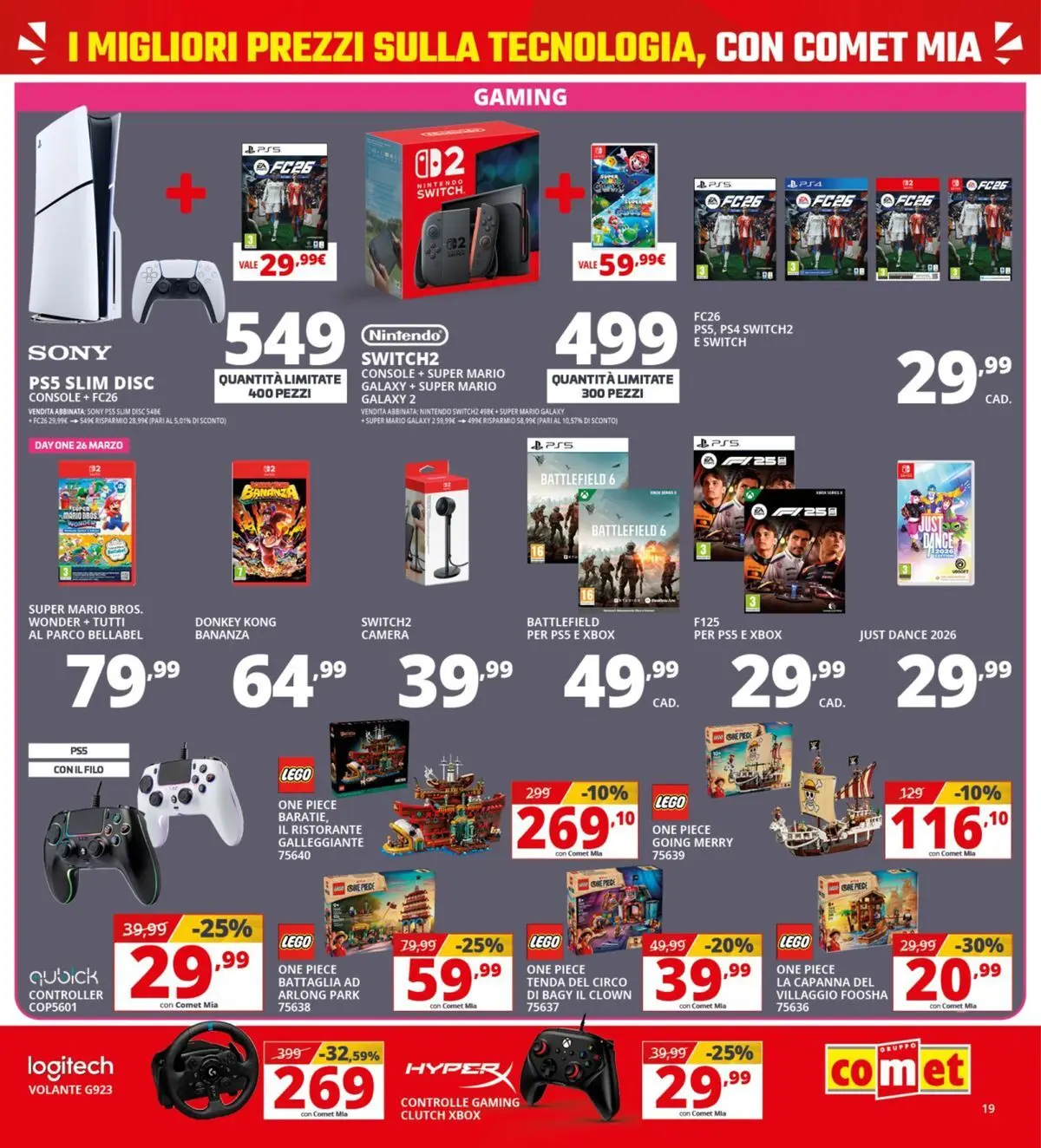 Nuovo Comet - Comet days! dal 19/03/2026 > offerte anteprima 🛍️ | Pagina: 19 | Prodotti: Tenda, Xbox