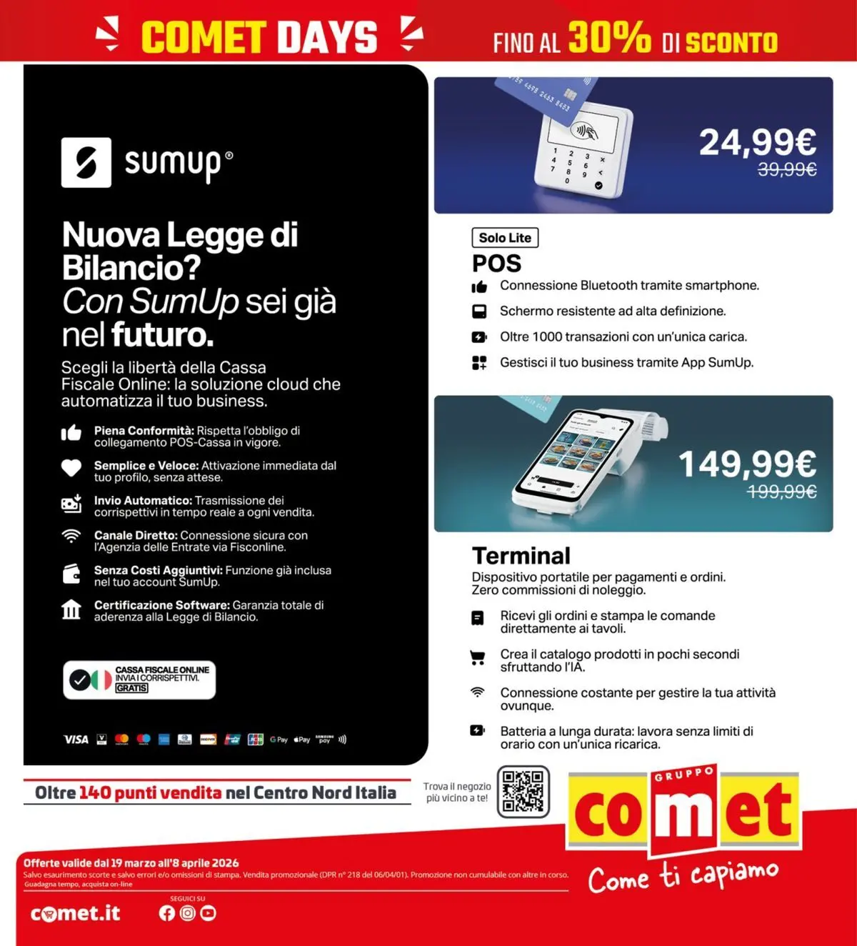 Nuovo Comet - Comet days! dal 19/03/2026 > offerte anteprima 🛍️ | Pagina: 41 | Prodotti: Schermo, Tè, Stampa, Batteria