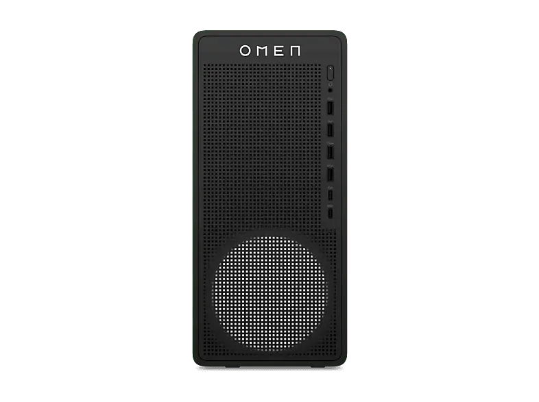 HP Omen 16L TG03-0976ng Gaming PC, AMD Ryzen&trade; 7 8700F, 32 GB RAM SSD, GeForce RTX&trade; 5060, Windows 11 Home, Schwarz