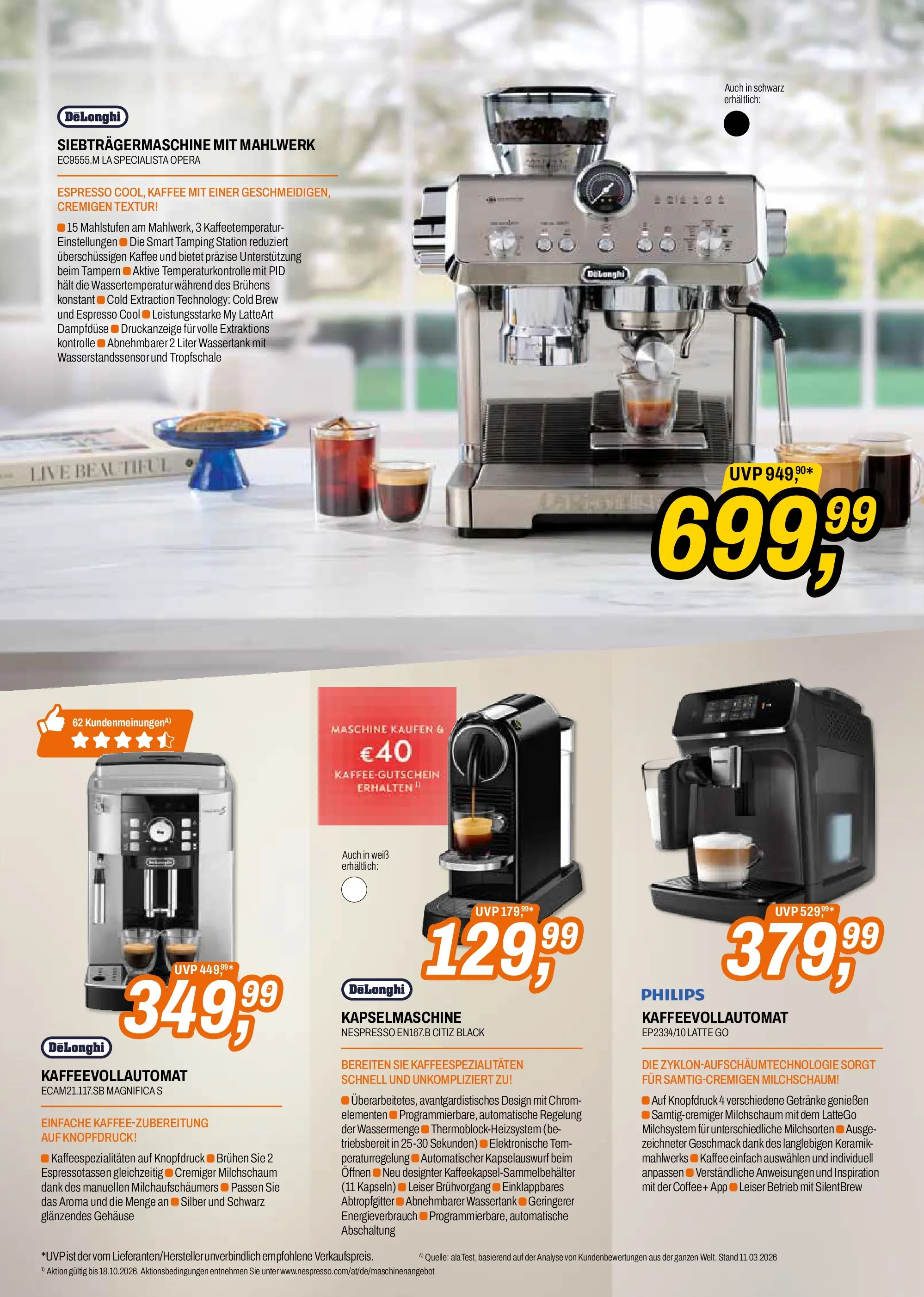 Angebote - EXPERT: Flugblatt von 22.03.2026 - Aktuelle Angebote | Seite: 7 | Produkte: Kaffee