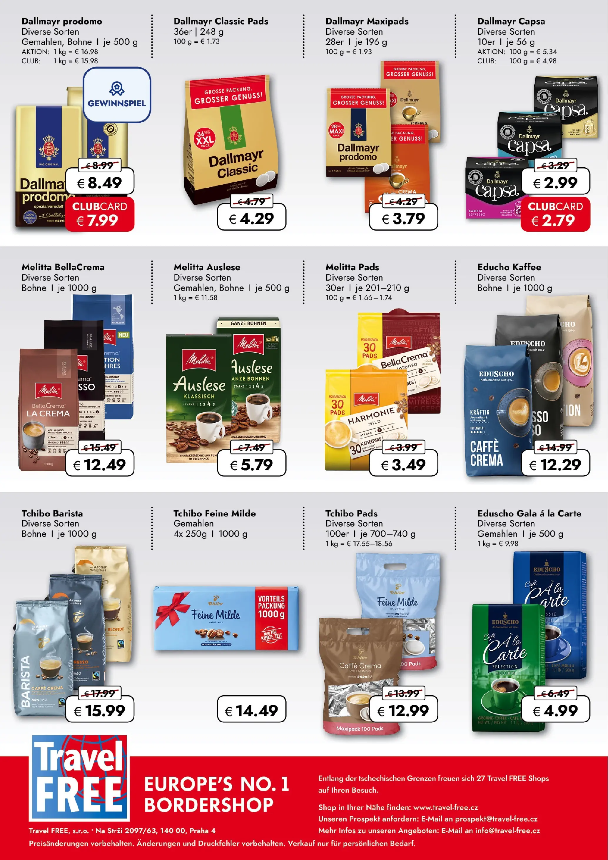 Travel FREE Aktionsangebote von 20.03.2026 - Aktuelle Angebote | Seite: 12 | Produkte: Kaffee