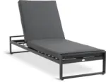 JYSK JYSK Шезлонг VONGE Ш75xД210 бързосъхнещ черен