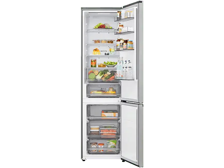 LG Electronics GBBSJ2CCPY K&uuml;hl- und Gefrierkombination (C, 375 l, 2030 mm hoch, vollintegrierbar, Prime Silver)