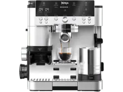 Ninja ES601EU Luxe&trade; Caf&eacute; Espressomaschine (Schwarz/Eedelstahl, Kegelmahlwerk, 1650 Watt, 14 bar)