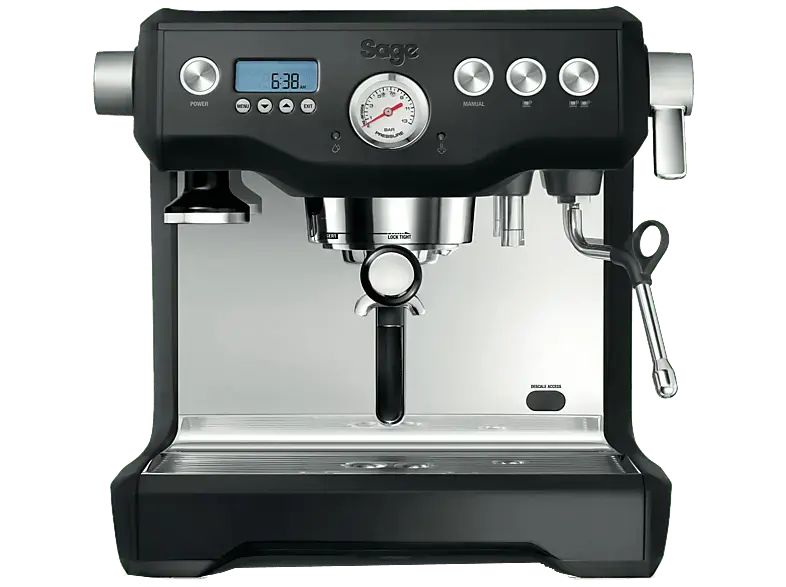 Sage SES920BTR4EEU1 the Dual Boiler Espresso-Maschine (Schwarz, 2200 Watt, 15 bar)