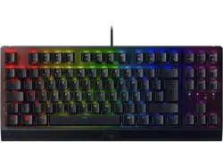 RAZER Gaming Tastatur BlackWidow V3 Tenkeyless, RAZER green, Mechanisch, USB, DE, Schwarz