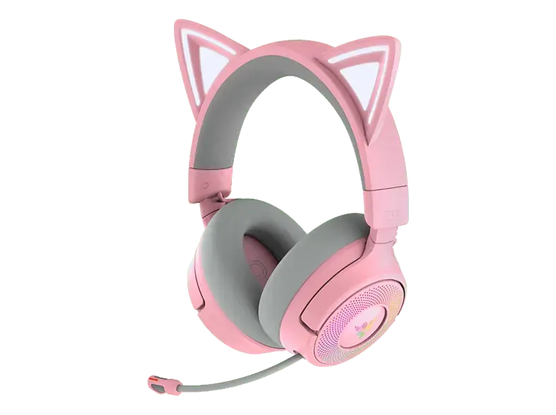 RAZER Kraken Kitty V3 Pro Wireless Kopfh&ouml;rer (Over-Ear) rosa; Gaming-Headset