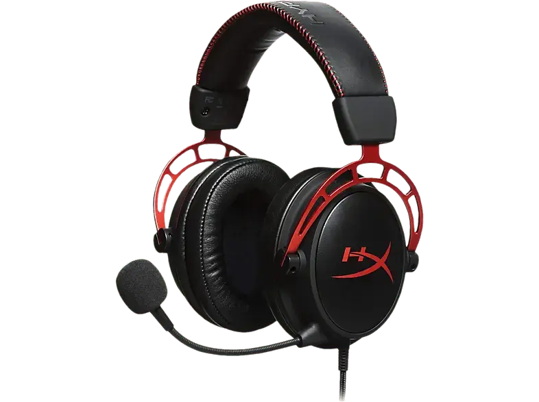 HYPERX Gaming Headset Cloud Alpha, Over-Ear, 3.5mm, Schwarz/Rot