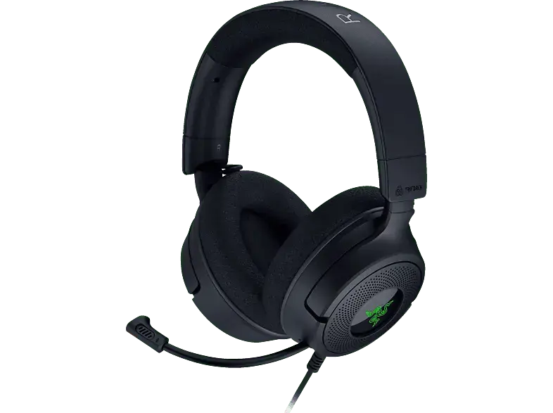 RAZER Kraken V4 X, Kabelgebundenes Multiplattform RGB, Over-ear Gaming Headset Schwarz