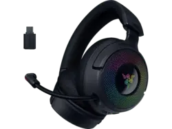 RAZER Kraken V4, Kabelloses Multiplattform RGB, Over-ear Gaming Headset Bluetooth Schwarz