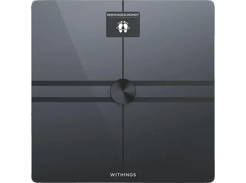 Withings Body Comp Black K&ouml;rperanalysewaage, Maximale Tragkraft: 200 kg