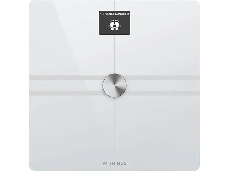 Withings Body Comp White K&ouml;rperanalysewaage, Maximale Tragkraft: 200 kg
