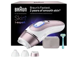 Braun IPL PL7321 Skin i-expert Pro IPL Haarentferner (Rose, mit mit 3-Aufs&auml;tzen, Akkubetrieb)