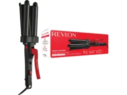 Revlon RVIR3056UKE Wave Master Haarstyler (Keramik, Temperaturstufen: 30 Einstellungen, Schwarz)