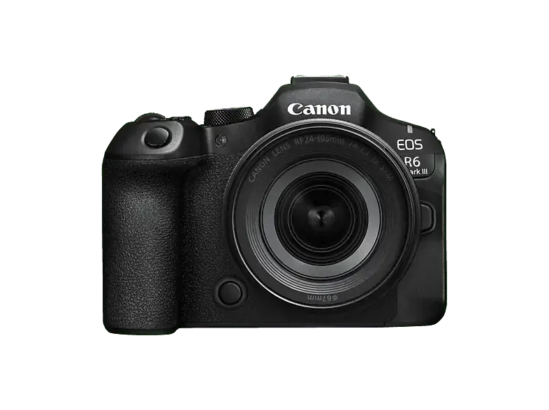 Canon Systemkamera EOS R6 Mark III mit Objektiv RF 24-105mm f4-7.1 IS STM, 32.5 MP, 40 B/s, 3.69 Mio OLED Sucher, 3 Zoll Touch LCD, Schwarz; Spiegellose Systemkamera