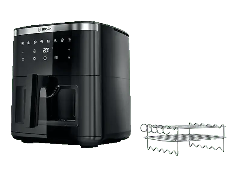 Bosch MAF671B1 Hei&szlig;luftfritteuse 7,2 l, 1800 Watt, Schwarz