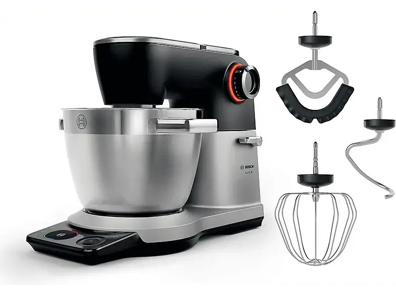 Bosch MUMS8ZS00 K&uuml;chenmaschine Pearl Silver (R&uuml;hrsch&uuml;sselkapazit&auml;t: 6 l, 1800 Watt)