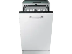 Samsung DW50DG450B00LE slim Geschirrsp&uuml;ler (vollintegrierbar, Besteckschublade, 448 mm breit, 44 dB(A), D, Silber)