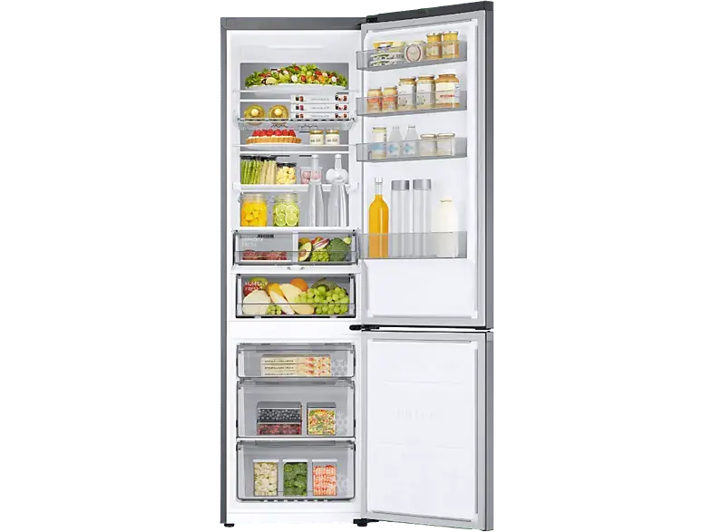 Samsung RB38C7AGWS9/EF K&uuml;hl- und Gefrierkombination (A, 387 l, 595 mm hoch, Standger&auml;t, No Frost (verminderte Eisbildung), Edelstahl Look)